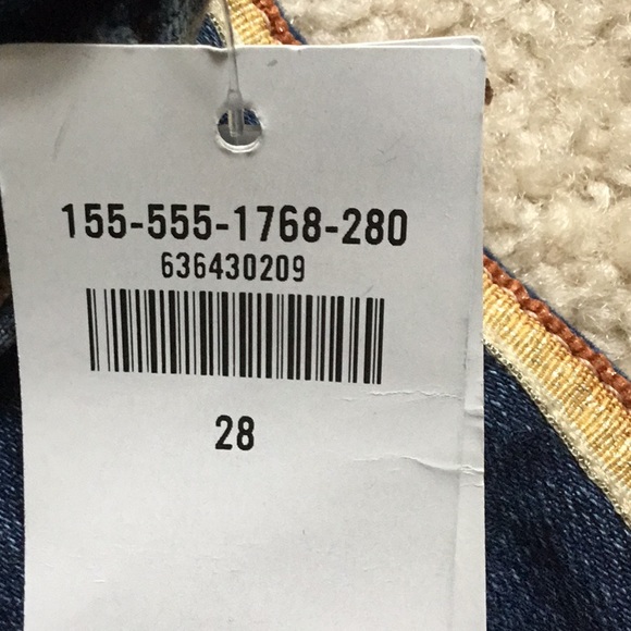 Low rise, with frayed bottoms. NWT. - Picture 4 of 4